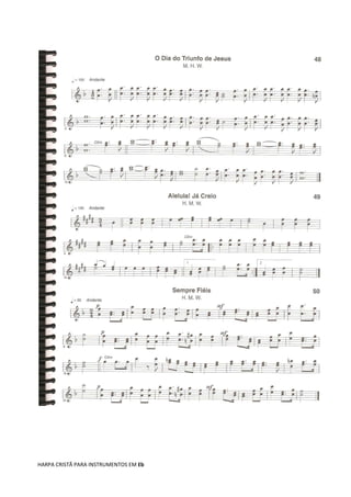 HARPA CRISTÃ PARA INSTRUMENTOS EM Eb
 