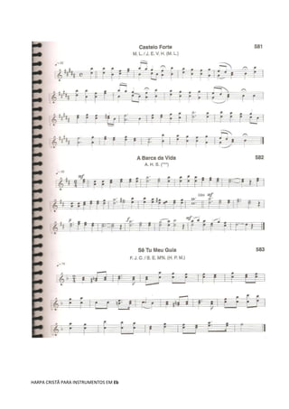 HARPA CRISTÃ PARA INSTRUMENTOS EM Eb
 