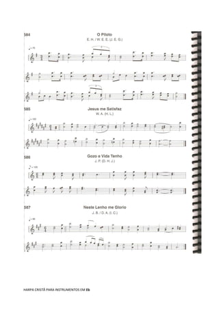 HARPA CRISTÃ PARA INSTRUMENTOS EM Eb
 