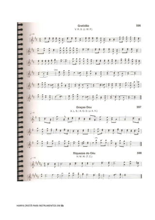 HARPA CRISTÃ PARA INSTRUMENTOS EM Eb
 
