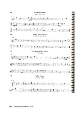 HARPA CRISTÃ PARA INSTRUMENTOS EM Eb
 