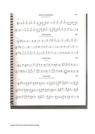 HARPA CRISTÃ PARA INSTRUMENTOS EM Eb
 