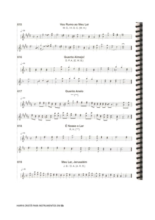 HARPA CRISTÃ PARA INSTRUMENTOS EM Eb
 