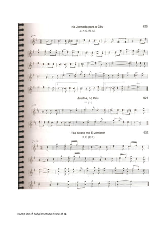 HARPA CRISTÃ PARA INSTRUMENTOS EM Eb
 