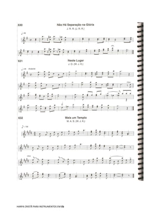 HARPA CRISTÃ PARA INSTRUMENTOS EM Eb
 