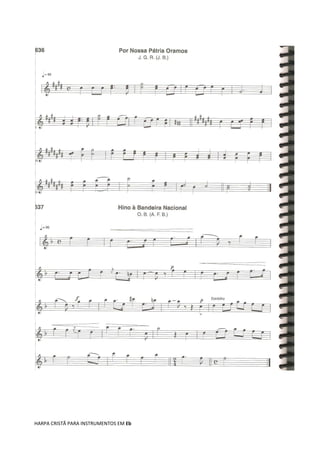 HARPA CRISTÃ PARA INSTRUMENTOS EM Eb
 