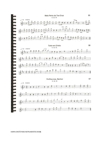 HARPA CRISTÃ PARA INSTRUMENTOS EM Eb
 