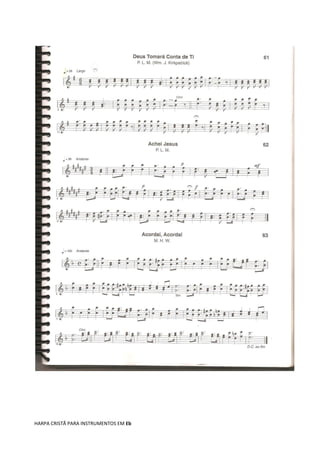 HARPA CRISTÃ PARA INSTRUMENTOS EM Eb
 