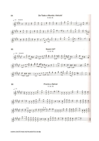 HARPA CRISTÃ PARA INSTRUMENTOS EM Eb
 