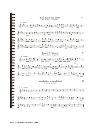 HARPA CRISTÃ PARA INSTRUMENTOS EM Eb
 