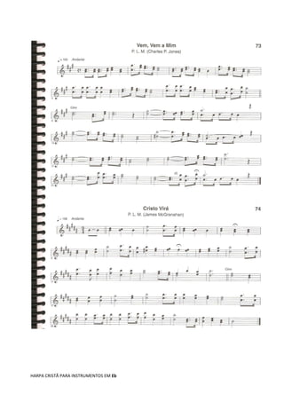 HARPA CRISTÃ PARA INSTRUMENTOS EM Eb
 