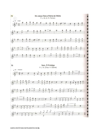 HARPA CRISTÃ PARA INSTRUMENTOS EM Eb
 