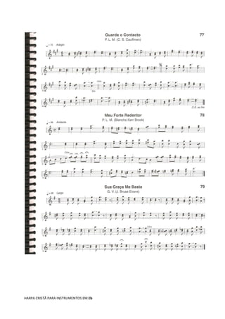 HARPA CRISTÃ PARA INSTRUMENTOS EM Eb
 