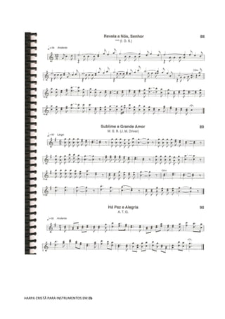HARPA CRISTÃ PARA INSTRUMENTOS EM Eb
 
