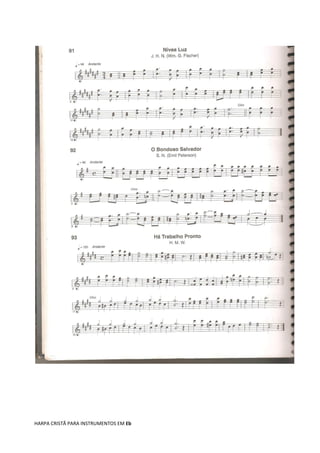 HARPA CRISTÃ PARA INSTRUMENTOS EM Eb
 