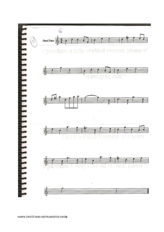 HARPA CRISTÃ PARA INSTRUMENTOS EM Eb
 