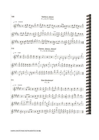 HARPA CRISTÃ PARA INSTRUMENTOS EM Eb
 