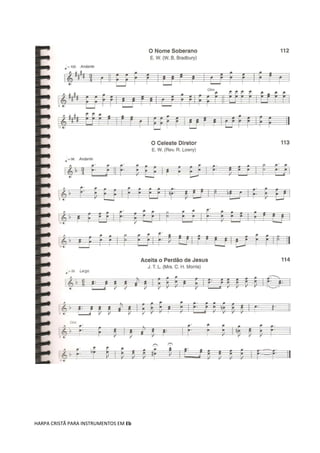 HARPA CRISTÃ PARA INSTRUMENTOS EM Eb
 