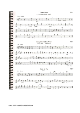HARPA CRISTÃ PARA INSTRUMENTOS EM Eb
 