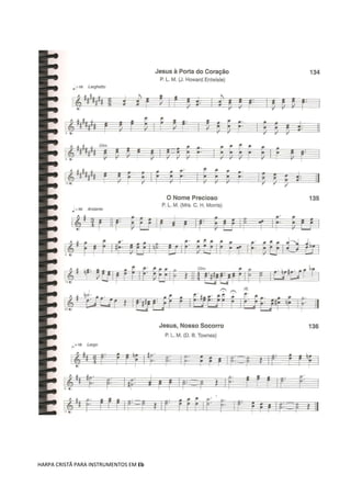 HARPA CRISTÃ PARA INSTRUMENTOS EM Eb
 