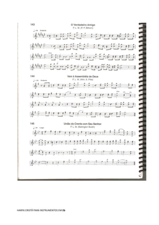HARPA CRISTÃ PARA INSTRUMENTOS EM Eb
 