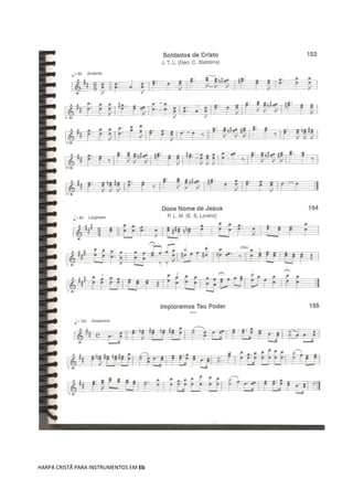 HARPA CRISTÃ PARA INSTRUMENTOS EM Eb
 