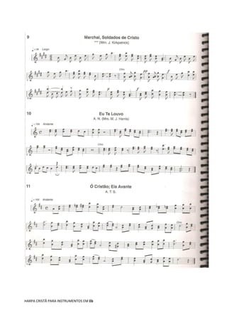 HARPA CRISTÃ PARA INSTRUMENTOS EM Eb
 