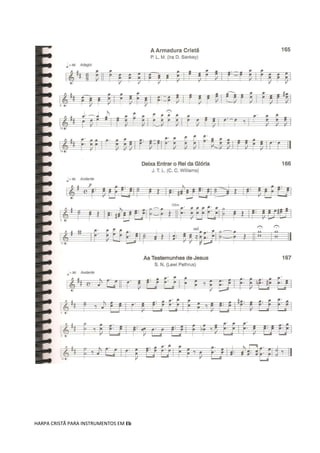 HARPA CRISTÃ PARA INSTRUMENTOS EM Eb
 