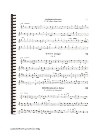 HARPA CRISTÃ PARA INSTRUMENTOS EM Eb
 