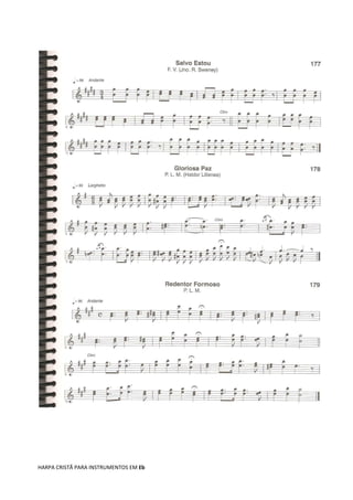 HARPA CRISTÃ PARA INSTRUMENTOS EM Eb
 