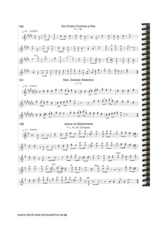 HARPA CRISTÃ PARA INSTRUMENTOS EM Eb
 