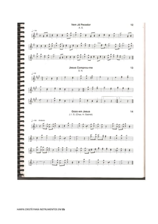 HARPA CRISTÃ PARA INSTRUMENTOS EM Eb
 