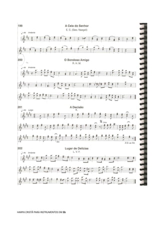 HARPA CRISTÃ PARA INSTRUMENTOS EM Eb
 