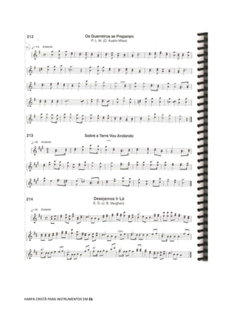 HARPA CRISTÃ PARA INSTRUMENTOS EM Eb
 
