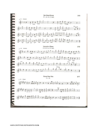 HARPA CRISTÃ PARA INSTRUMENTOS EM Eb
 