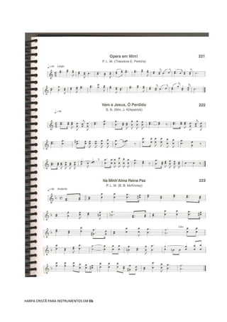 HARPA CRISTÃ PARA INSTRUMENTOS EM Eb
 