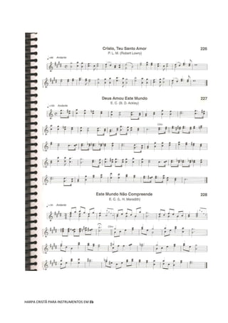 HARPA CRISTÃ PARA INSTRUMENTOS EM Eb
 