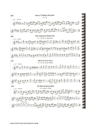 HARPA CRISTÃ PARA INSTRUMENTOS EM Eb
 