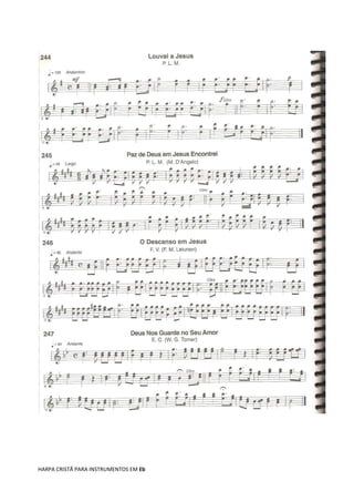 HARPA CRISTÃ PARA INSTRUMENTOS EM Eb
 