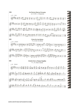 HARPA CRISTÃ PARA INSTRUMENTOS EM Eb
 
