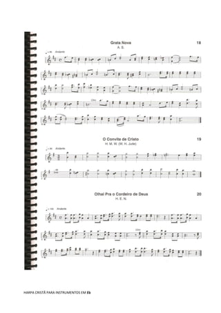HARPA CRISTÃ PARA INSTRUMENTOS EM Eb
 