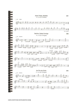 HARPA CRISTÃ PARA INSTRUMENTOS EM Eb
 