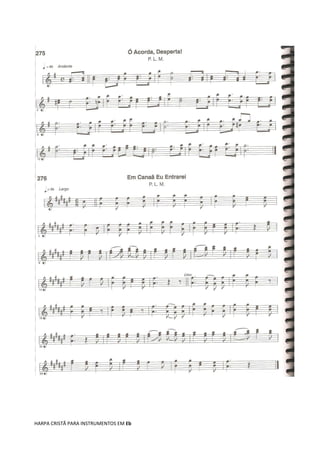 HARPA CRISTÃ PARA INSTRUMENTOS EM Eb
 