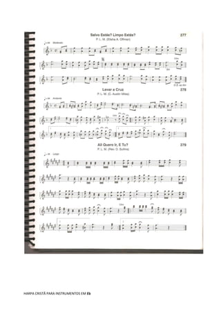 HARPA CRISTÃ PARA INSTRUMENTOS EM Eb
 