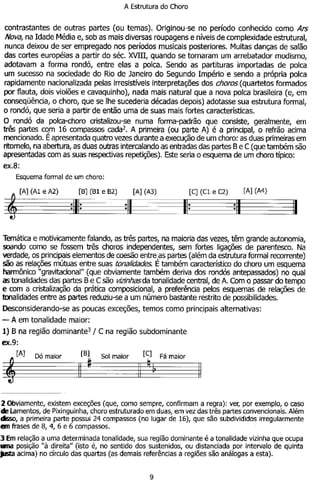 A Estrutura do Choro