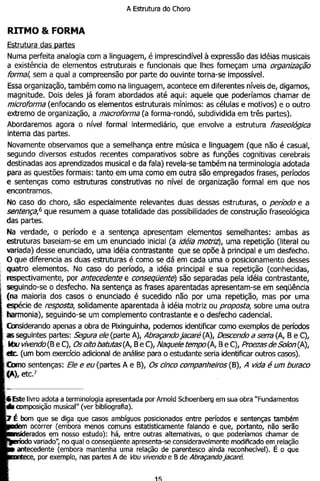 A Estrutura do Choro