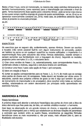 A Estrutura do Choro