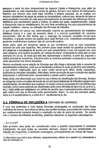 A Estrutura do Choro