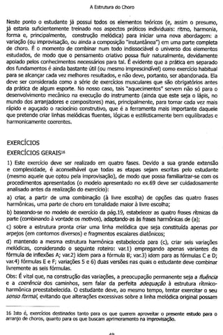 A Estrutura do Choro