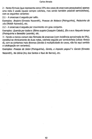 A Estrutura do Choro